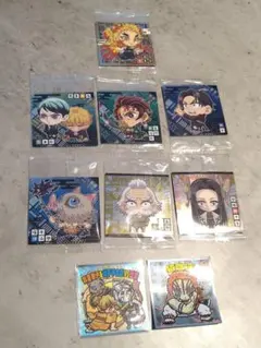 鬼滅の刃ウエハースシール 7枚・おまけ2枚