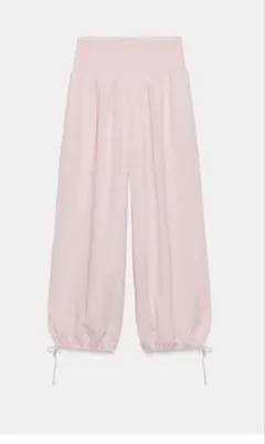 今期❣️新品❣️ ZARA ピンク ミッドライズパンツ　人気 格安