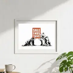 【どれでも3枚1500円】アートポスター／バンクシー・SALE ENDS