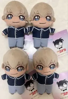名探偵コナン KIRA MUCCHI ミニぬいぐるみ　安室透 4点セット