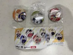 ハイキュー!! くら寿司 ビッくらポン 缶バッジ 3種セット（日向・研磨・木兎）