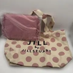 JILL by JILLSTUART 水玉ランチトート & ふわふわフリルポーチ