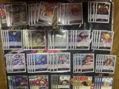 ワンピースカード　黒ルフィ　赤黒サボ　デッキパーツ