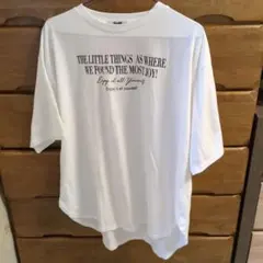 GeeRA 半袖 Tシャツ ホワイト ロゴプリントのサムネイル