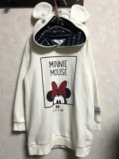 サンカンシオン 3can4on◼︎ミニーマウス 耳付きフードパーカー 110