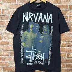 Stussy x Nirvana Kurt Cobain Tシャツ L - メルカリ