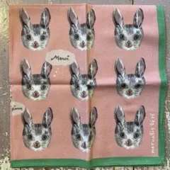 ナタリーレテ うさぎ柄 ハンカチのサムネイル