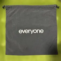 everyone nylon kinchaku pouchブラック