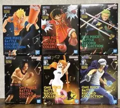 ワンピース フィギュアBATTLE RECORD COLLECTION6体セット - メルカリ