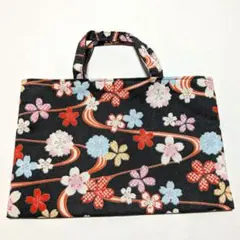 花柄 和風ミニバッグ 匿名配送