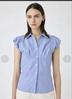 MOUSSY PUFF CAP SLEEVE ブラウス - メルカリ