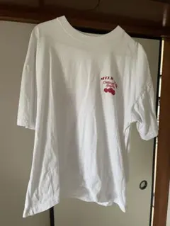 MILK FED. チェリー柄 Tシャツ ホワイト