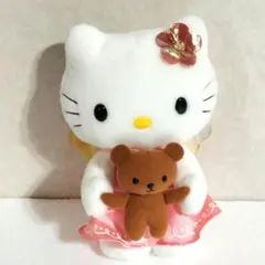 サンリオ ハローキティ ぬいぐるみ ピンク くまさん抱っこ サンリオ ハローキティ ぬいぐるみ ピンク くまさん抱っこ - メルカリ