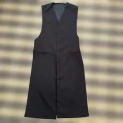 ブラック　ロングジレ