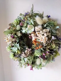 よっきゅん様専用 少し小さめ紫陽花リース