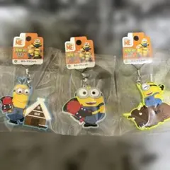 ★ミニオン ご当地 ストラップ付き キーホルダー★