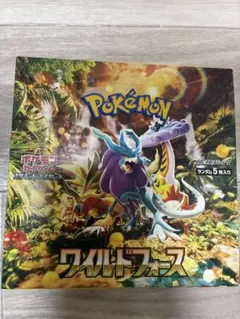 BOX】 ポケモンカードゲーム ワイルドフォース シュリンク付き - メルカリ