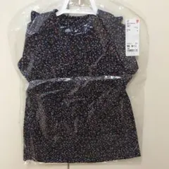 新品 ユニクロ 90 ワンピース 花柄