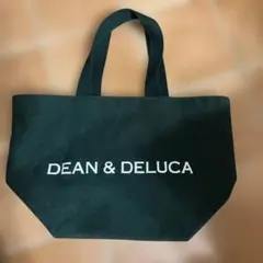 DEAN & DELUCA (s) 小さめ手提げエコバッグ グリーン(濃いめ)