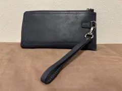 genten 希少 ベビーバッファローレザー 長財布 フラグメントケース 