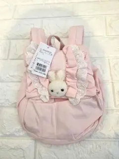 mezzo piano メゾピアノ リュック　立体うさぎ　新品タグ付き　ピンクのサムネイル