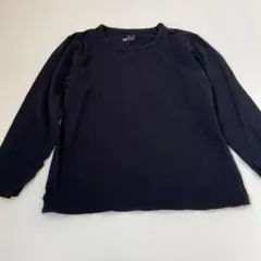 無印良品　あったか綿　ブラック　XL