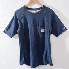 champion REVERSE WEAVE インディゴTシャツ　半袖 メンズS