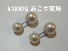 大人気 テリ最強 天女クラス 7-7.5mm K18WGピアス - メルカリ
