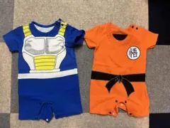 ドラゴンボール☆ロンパース2着セット☆