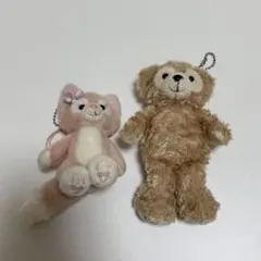 디즈니 더피 리나벨 봉제 인형 키 체인