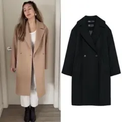 新品 ZARA オーバーサイズ ウールブレンドコート Mサイズ