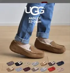 UGG モカシン ブラウン アグ　チョコレート