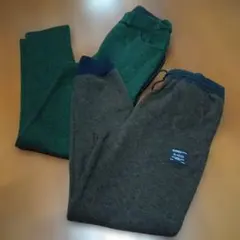 GLAZOS☆男の子裏起毛 スウェットパンツ 2枚まとめ売り 160