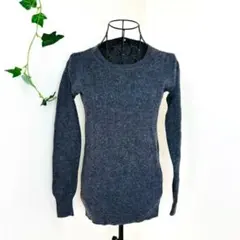 UNIQLO　カシミヤブレンドチュニック　S　グレー　cashmere