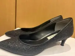 DIANA ラメ パンプス ブラック 23.5cmのサムネイル