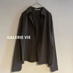 GALERIE VIE プルオーバーブラウス　vネック　フリル