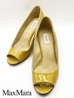 Max Mara マックス マーラ オープントゥ パンプス⑪美品‼️のサムネイル