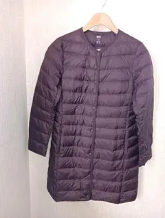 ユニクロ ウルトラライトダウン　 ロングワインM美品来冬も着れます
