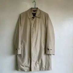 LAND'S END ベージュ ステンカラーコート インナー取り外し可能