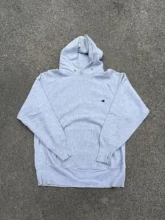 Championリバースウィーブ90s刺繍タグ ボロ ビンテージ グレー 目あり