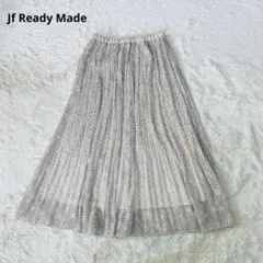 ジェイエフレディメイド プリーツスカート ロング 丈 星柄 ウェストゴムのサムネイル