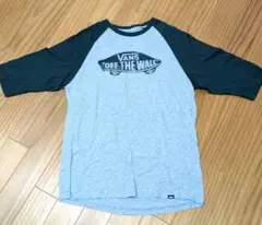 VANS OFF THE WALL カットソー　古着　七分袖　バンズ　スケボー