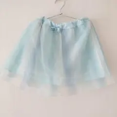 水色チュールスカート