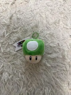 スーパー・ニンテンドー・ワールド 1UPキノコ マスコット キーホルダー