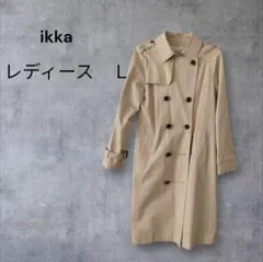 ikka ベージュ トレンチコート Lサイズのサムネイル
