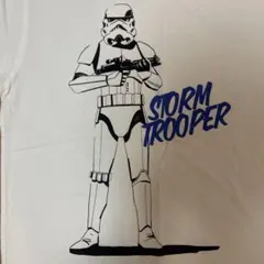 新品未使用 スターウォーズ ストームトルーパー Tシャツ メンズLL ホワイト白
