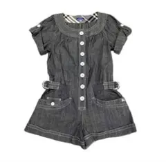 バーバリーブルーレーベル　オールインワンデニムサロペット