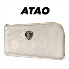 Aeta アエタ レザー ロングウォレット 長財布 ホワイト 白 Aeta アエタ レザー ロングウォレット 長財布 ホワイト 白 - メルカリ