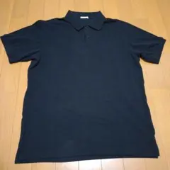 GU　半袖ポロシャツ　黒　メンズSサイズ