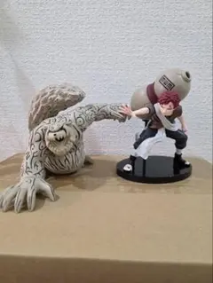 吾*読様 NARUTO VIBRATION STARS我愛羅&ソフビ 守鶴 フィ